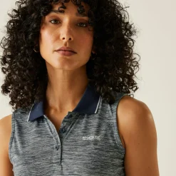 Women's Tima II Polo Vest Top | Navy