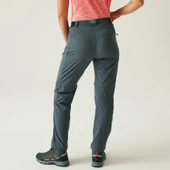 Women's Travel Light II Zip Off Packaway Trousers | Seal Grey