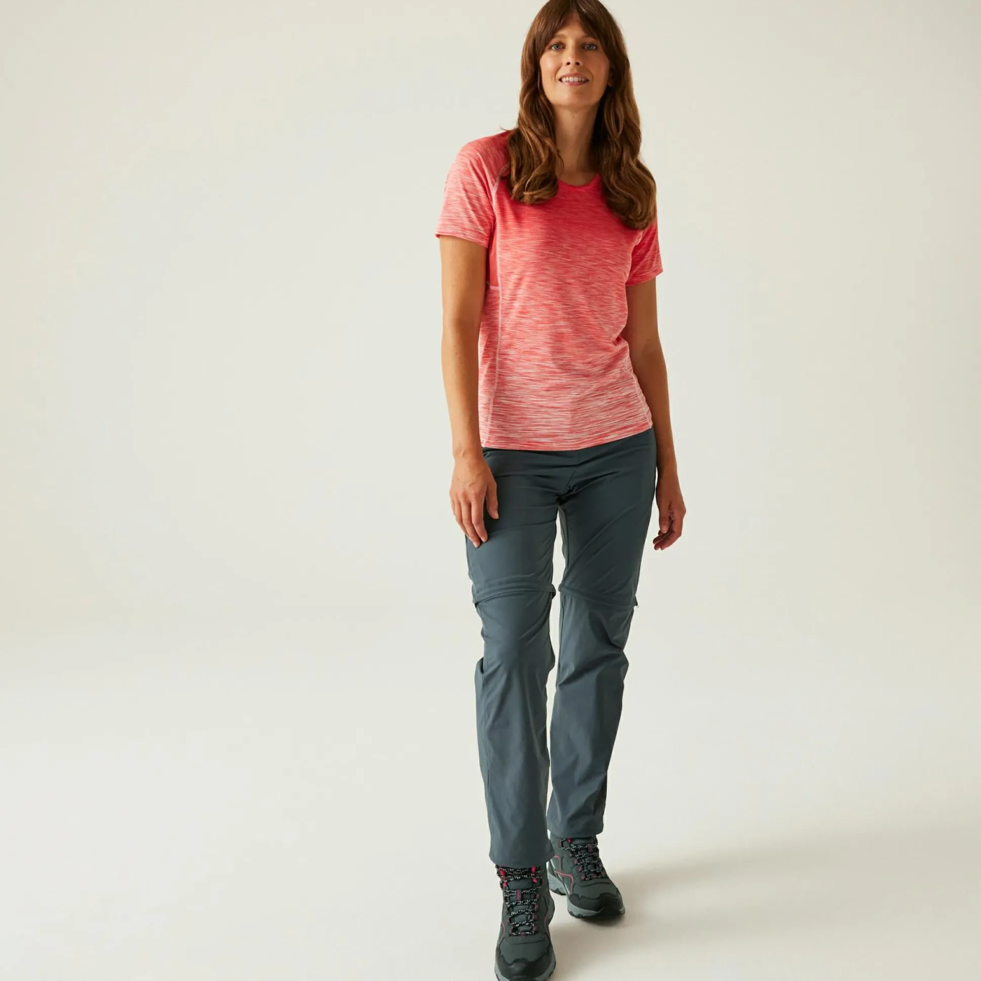 Women's Travel Light II Zip Off Packaway Trousers | Seal Grey