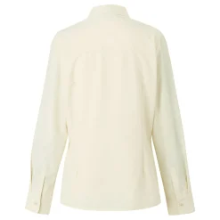 Women's Travel Packaway Long Sleeve Shirt | Light Vanilla Solid