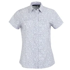 Women's Travel Packaway Short Sleeve Shirt | Lilac Hint Meadow Print