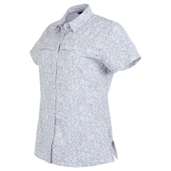 Women's Travel Packaway Short Sleeve Shirt | Lilac Hint Meadow Print