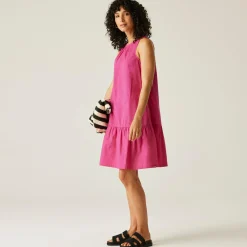 Women's Trisa Smock Dress | Pink Fusion