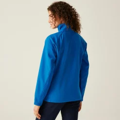 Women's Uproar Interactive Softshell Jacket | Oxford Blue Seal Grey
