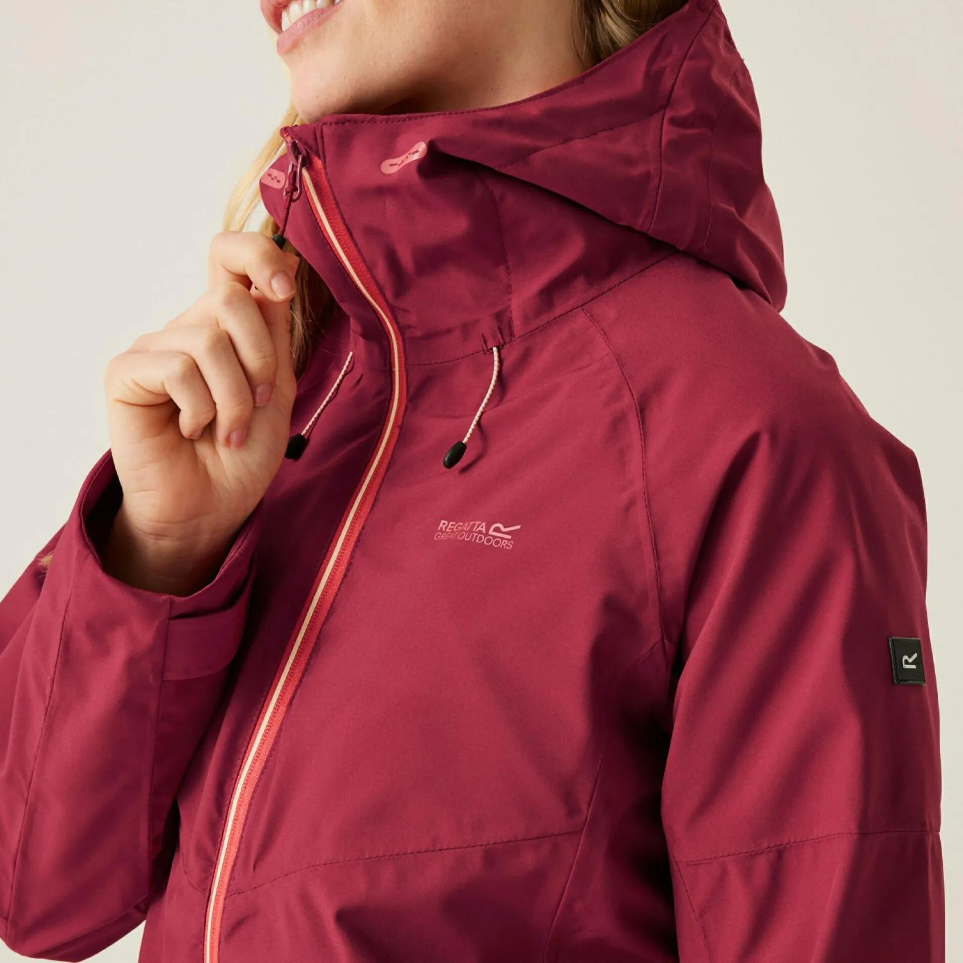 Women's Wentwood IX 3-in-1 Jacket | Rumba Red Peach Parfait Inner