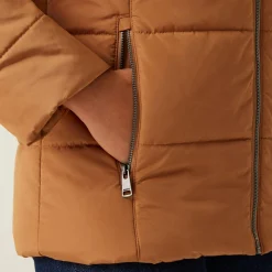 Women's Winnie Quilted Jacket | Bran Brown