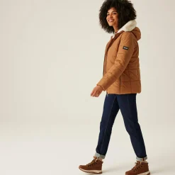 Women's Winnie Quilted Jacket | Bran Brown