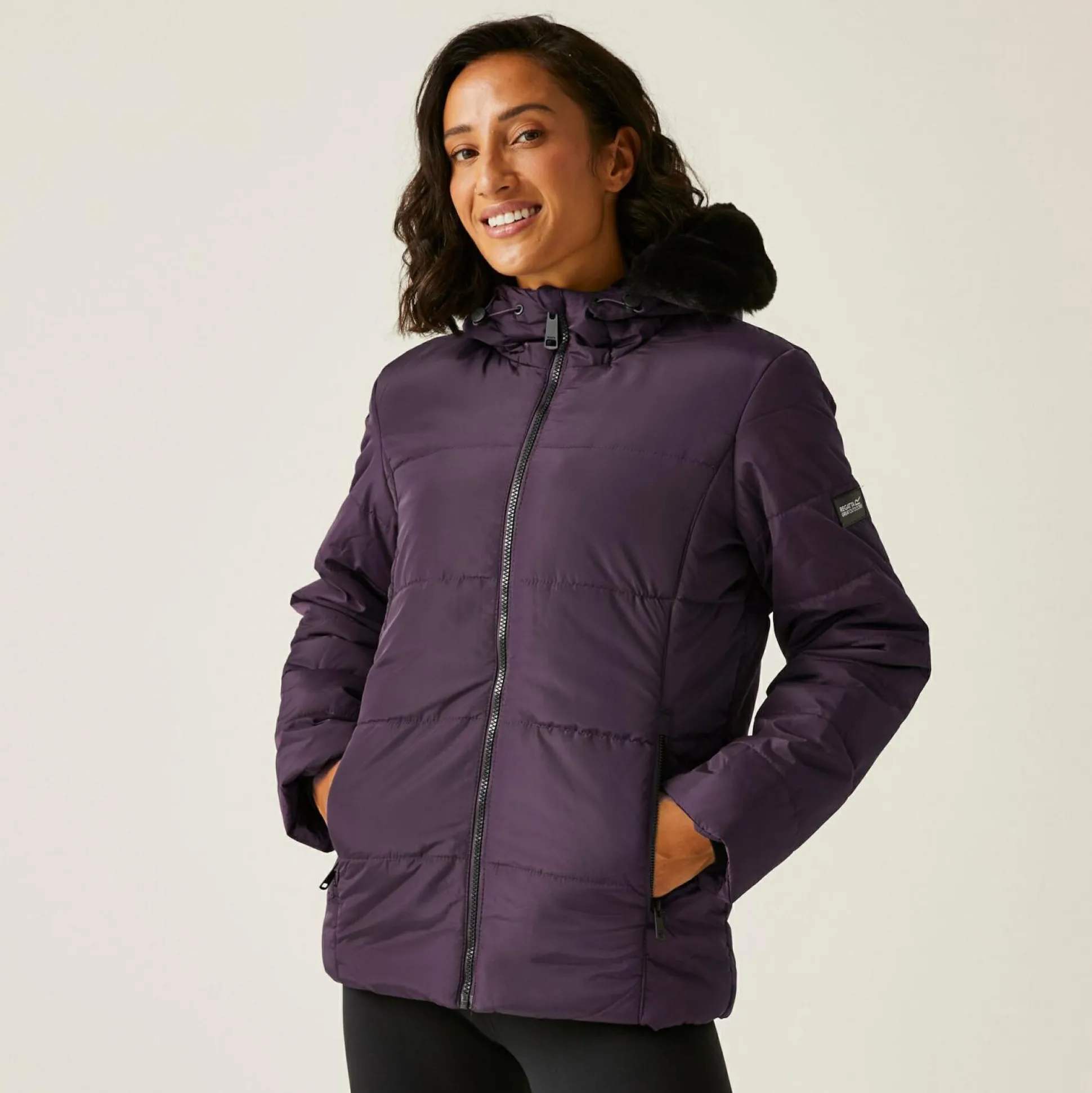 Women's Winnie Quilted Jacket | Deep Plum