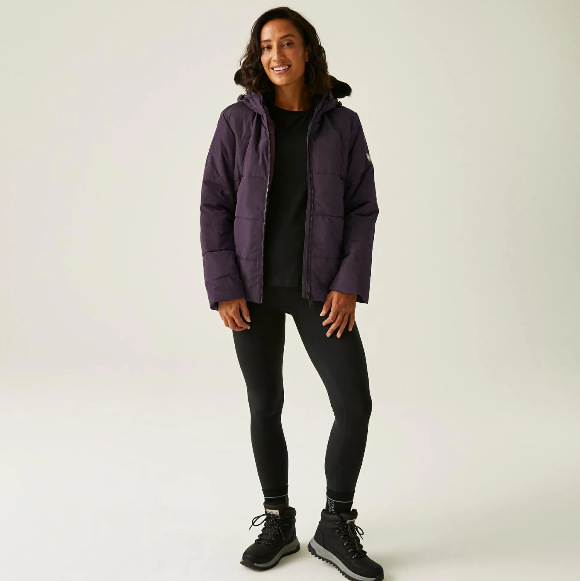 Women's Winnie Quilted Jacket | Deep Plum