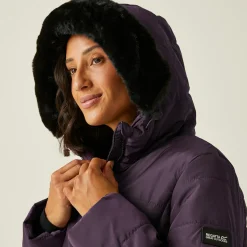 Women's Winnie Quilted Jacket | Deep Plum