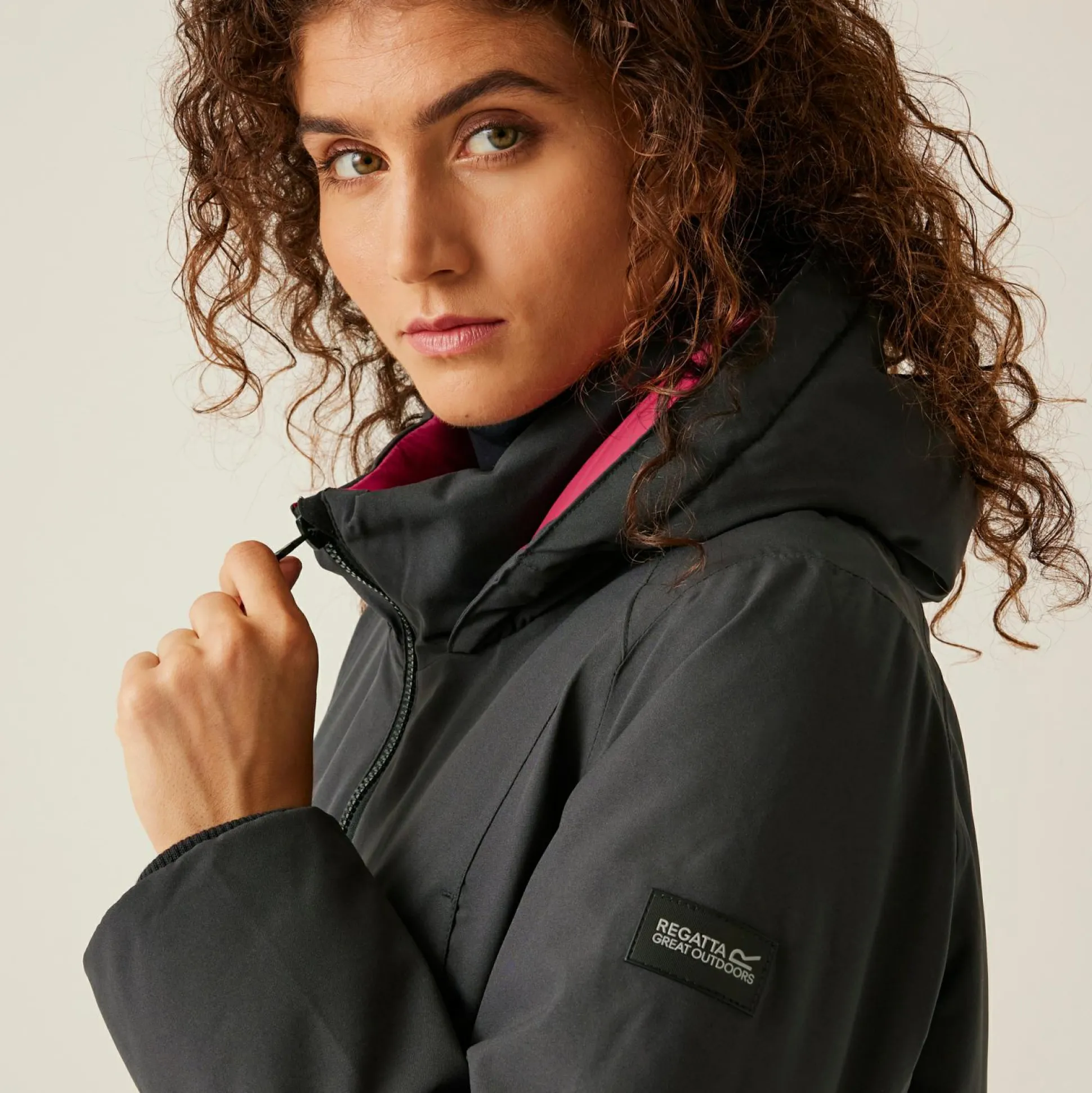 Women's Yewbank IV Waterproof Jacket | Ash Deep Pink