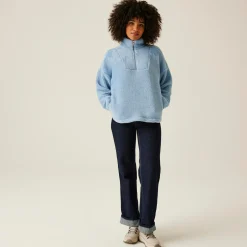 Women's Zeeke Fluffy Fleece | Soft Denim
