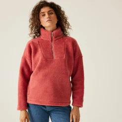 Women's Zeeke Fluffy Fleece | Mineral Red
