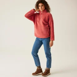 Women's Zeeke Fluffy Fleece | Mineral Red