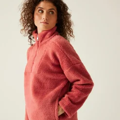 Women's Zeeke Fluffy Fleece | Mineral Red