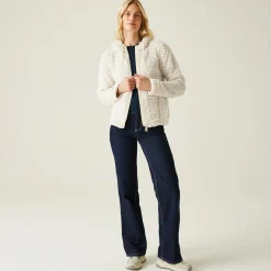 Women's Zelpha Fluffy Hooded Fleece | Light Vanilla