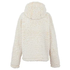 Women's Zelpha Fluffy Hooded Fleece | Light Vanilla