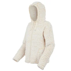 Women's Zelpha Fluffy Hooded Fleece | Light Vanilla